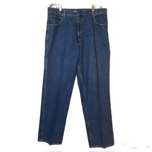 Tommy Hilfiger Carpenter Jeans Wide Leg Dark Wash Size 38 Y2K